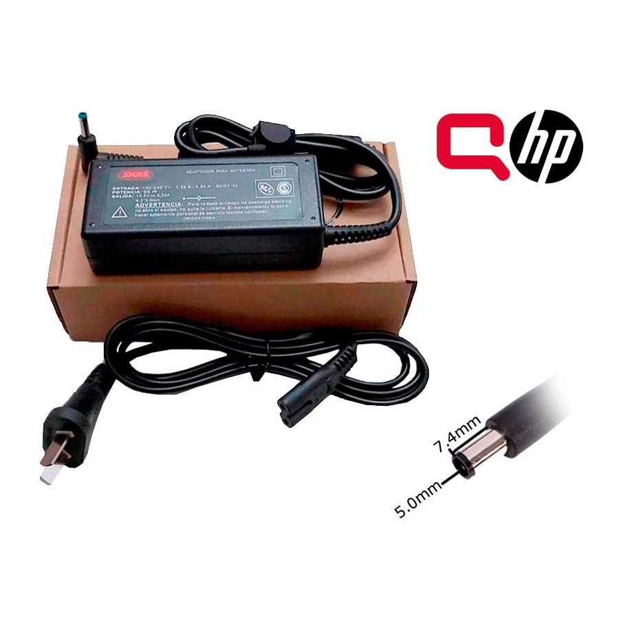 Cargador Notebook Shure Sh-cnf65w-1 para hp compaq  PIN INSIDE 7.4 x 5.0 mm 18.5v 3.5a 65w