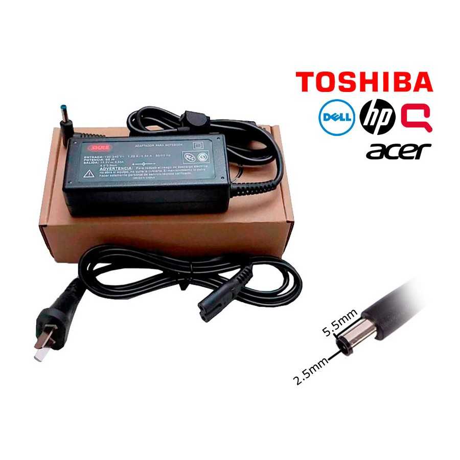 Cargador Notebook Shure Sh-cnf90w-2 (19v- 4.74a- 5.5 X 2.5 Mm)