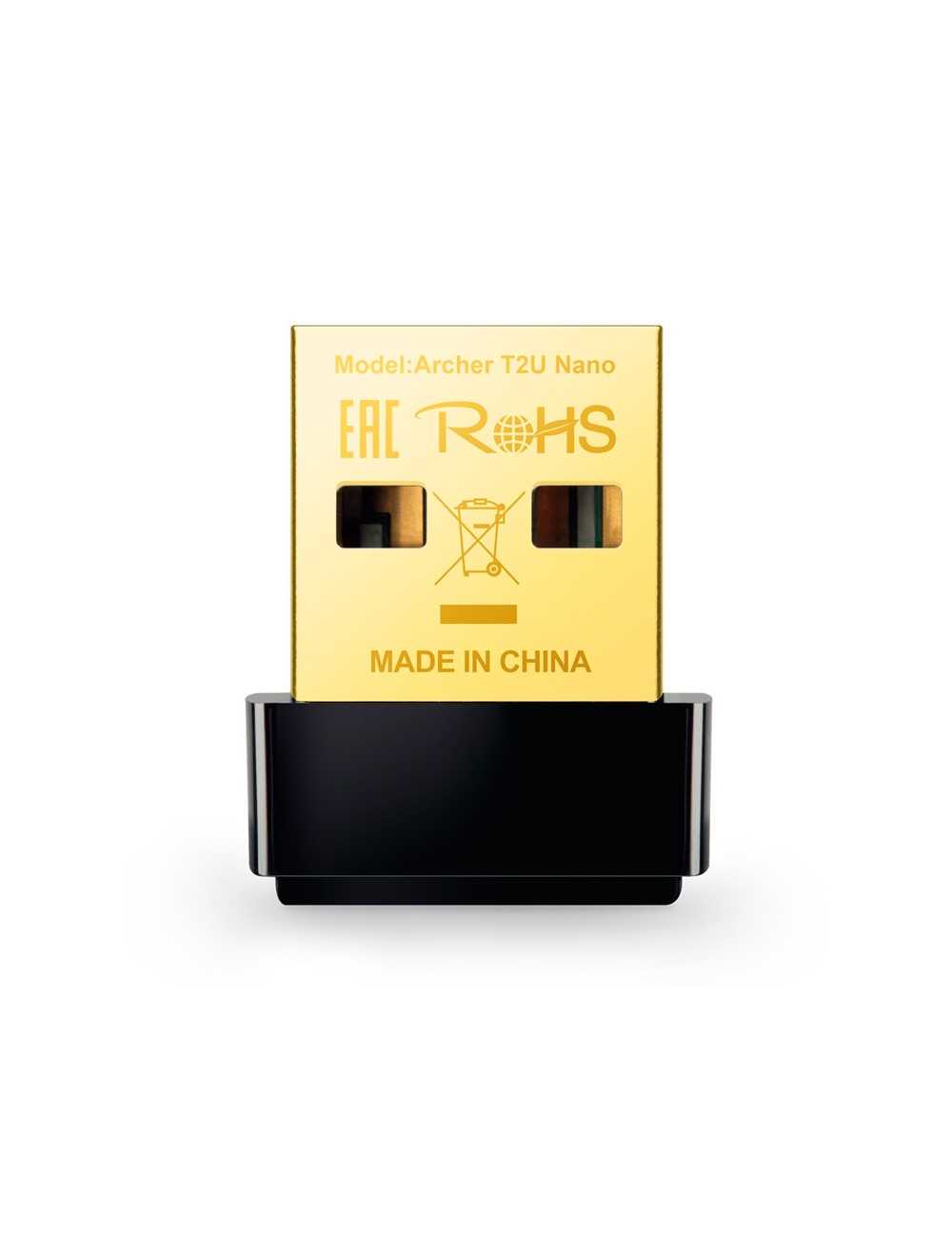 Placa De Red Wifi Usb Tp-link Archer T2u Nano