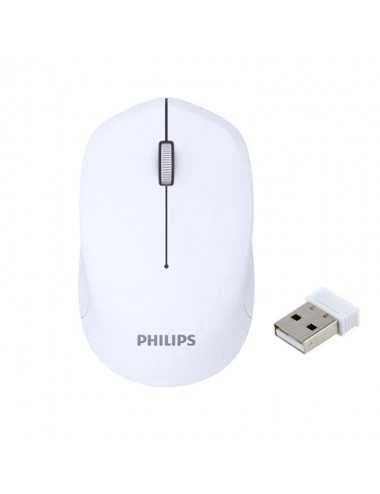 Mouse inalambrico Wireless USB BLANCO Philips M344