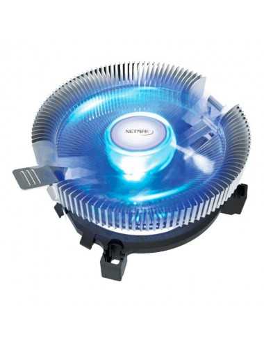 Cooler P/cpu Netmak Nm-q80 4 Leds Azul Intel/amd