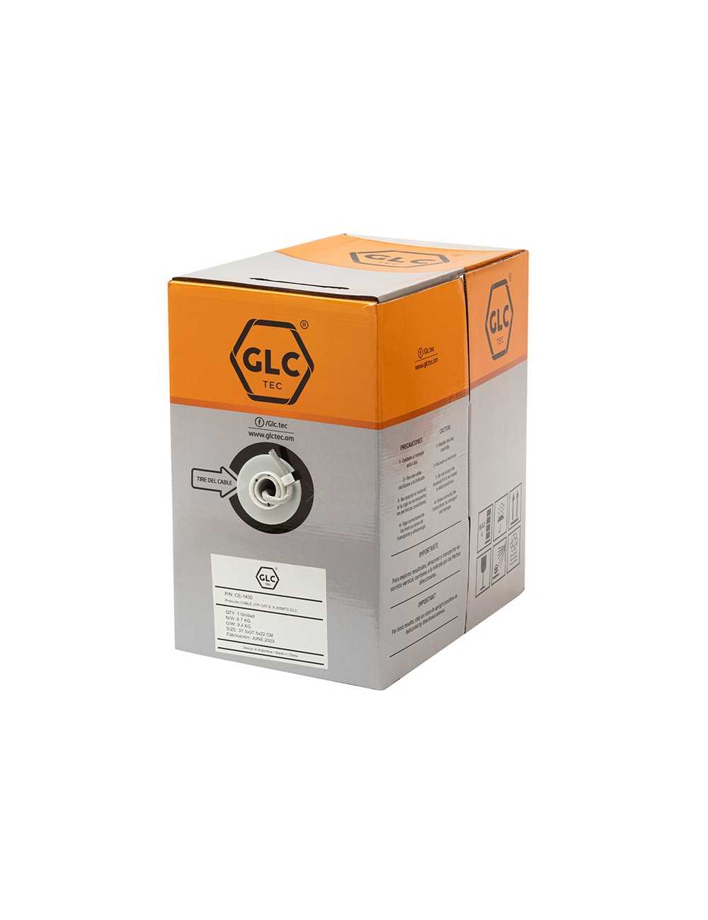 Cable Utp Categoria 6 Glc 305m Interior Gris Ce-1430