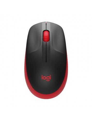 Mouse Logitech M190 Red Wireless