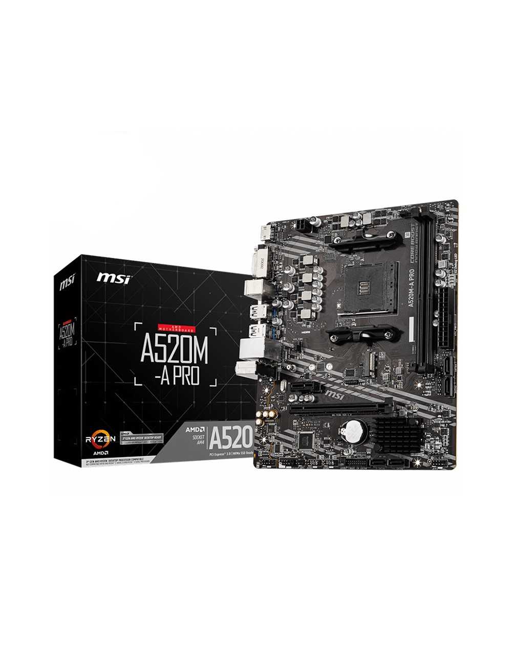 Motherboard Am4 Msi A520m - A Pro