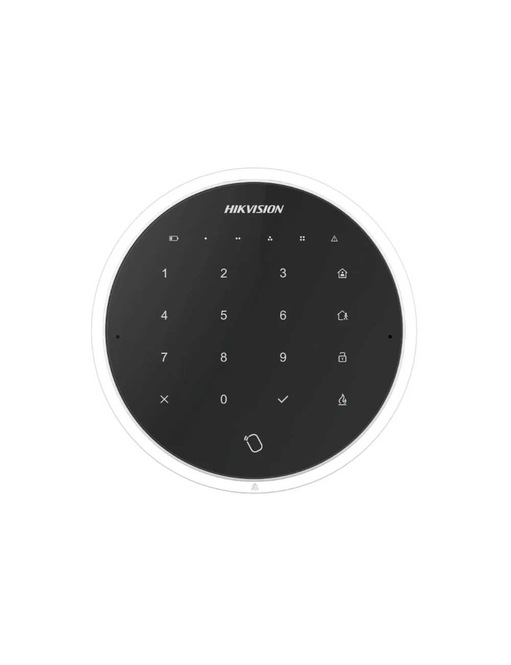 Teclado Wifi P/ax Hyb Hikvision Pka-wlm-433 Bk / Lect Tarj Retroilum