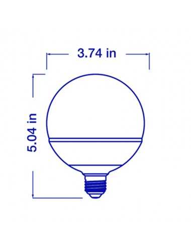 Lampara Led Verbatim 99529 9.5w Globo