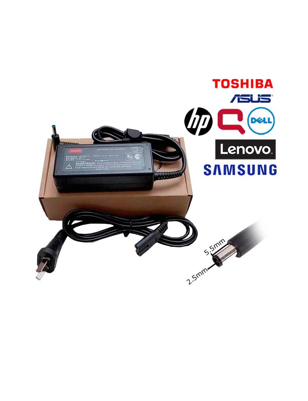 Cargador Notebook Shure Sh-cnf40w-2