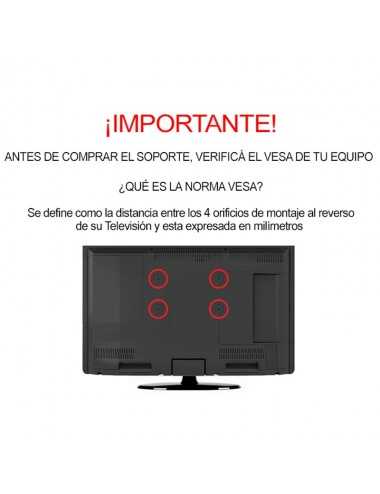 Soporte Televisor Netmak Nm-st13 Led/lcd 23-75" Reforzado 2 Brazos Articulados