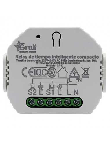 Relay De Tiempo Wifi Gralf Gf-tj Compacto 16a