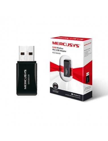 Mini adaptador USB inalámbrico N300 Placa De Red Wifi Usb Mercusys Nw300um Mini