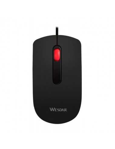 Mouse Wesdar Wd-x18-bl Black Usb