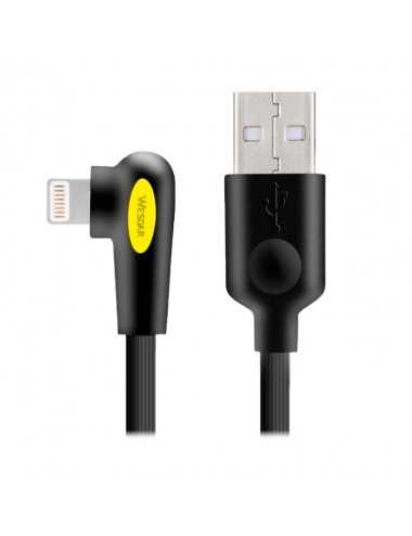 Cable Wesdar Lightning Iphone Black (wd-t52-l-bk)