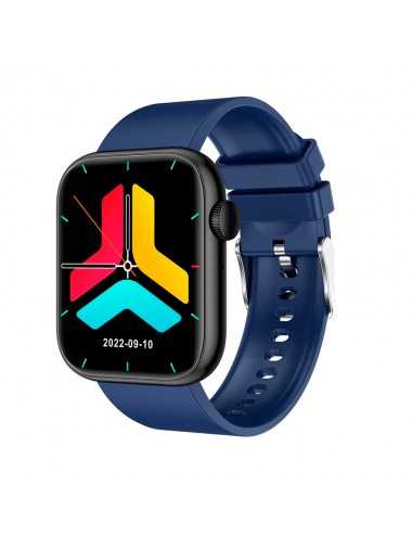 Smartwatch Qx7 Silicon Blue Silicona
