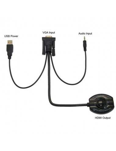 Conversor Vga+aud/hdmi Nm-c63