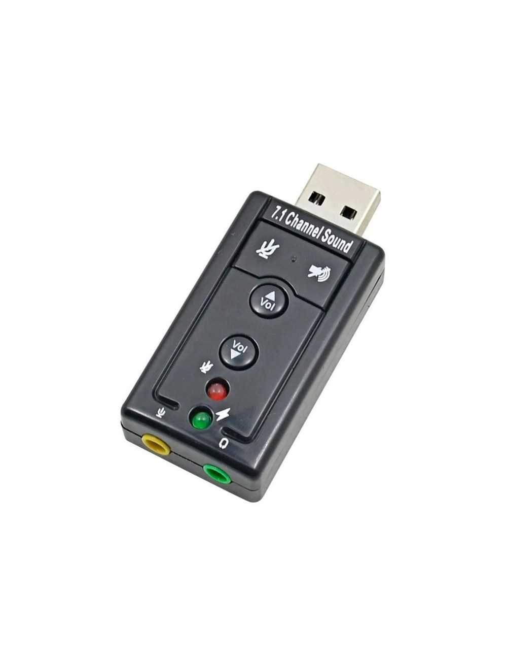 Placa De Sonido Usb Nm-su8ch 7.1
