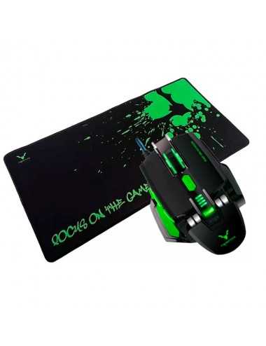 Combo Gamer Mouse Pad Wesdar X6-black Usb