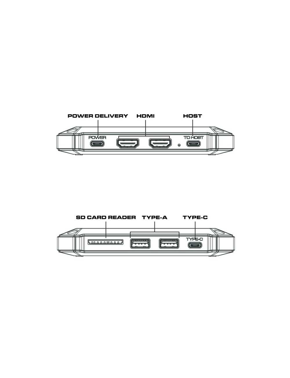 Hub Usc-c A Hdmi X 2 Cougar Dh07 7 Puertos