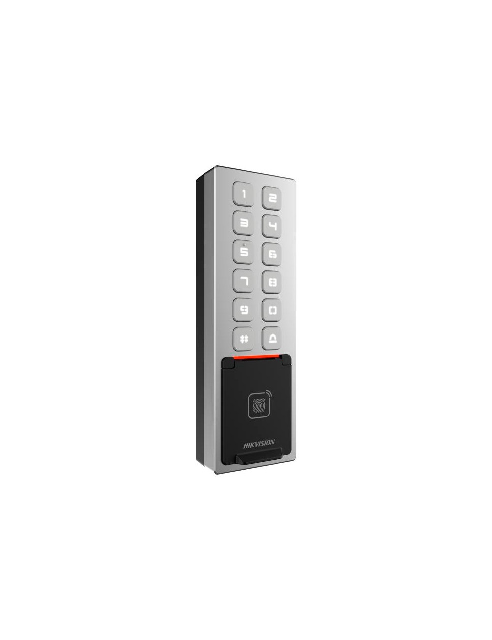 Control De Acceso Hikvision Ds-k1t805mbfwx Metal Autonomo Ip65 Huella Pin Bt Card