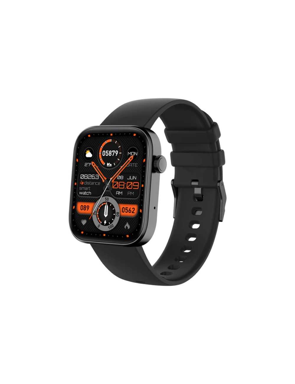 Smartwatch Colmi P71 Black Silicona