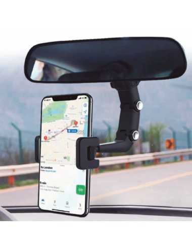 Soporte Para Celular Netmak Nm-hc24 Para Espejo Retrovisor