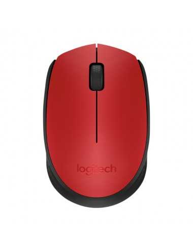 Mouse Logitech M170 Red Wireless