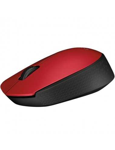 Mouse Logitech M170 Red Wireless