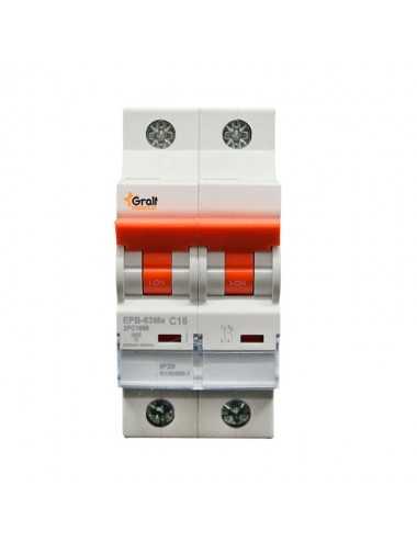 Termica 16a Gralf Epb-63me2pc1660 2p 6kva