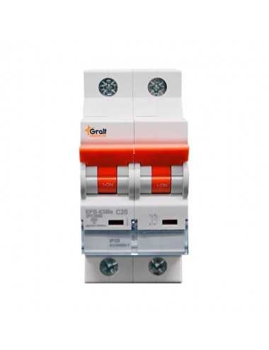 Termica 20a Gralf Epb-63me2pc2060 2p 6kva