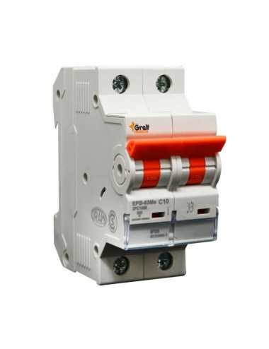 Termica 10a Gralf Epb-63me2pc1060 2p 6kva