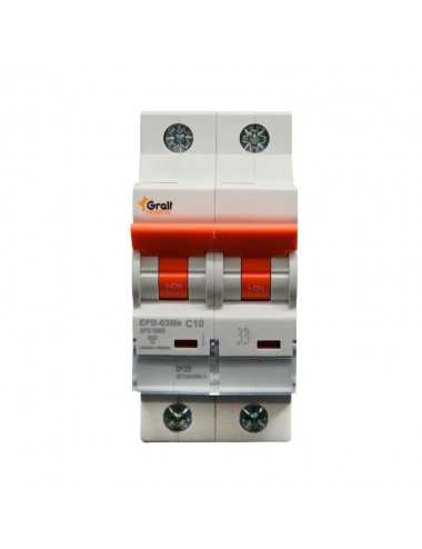 Termica 10a Gralf Epb-63me2pc1060 2p 6kva