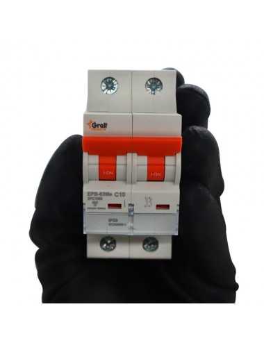 Termica 10a Gralf Epb-63me2pc1060 2p 6kva