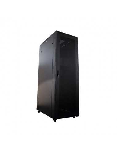 Rack 30u-600 Glc C/pta Cristal+pta Trasera+2 Estantes