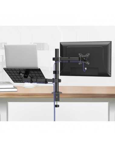 Soporte Monitor Netmak Nm-st26 Para Monitor Y Laptop