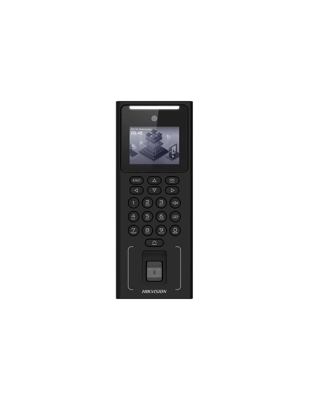 Control De Acceso Hikvision Ds-k1t321mfwx Wifi Facial Huella Tarjeta