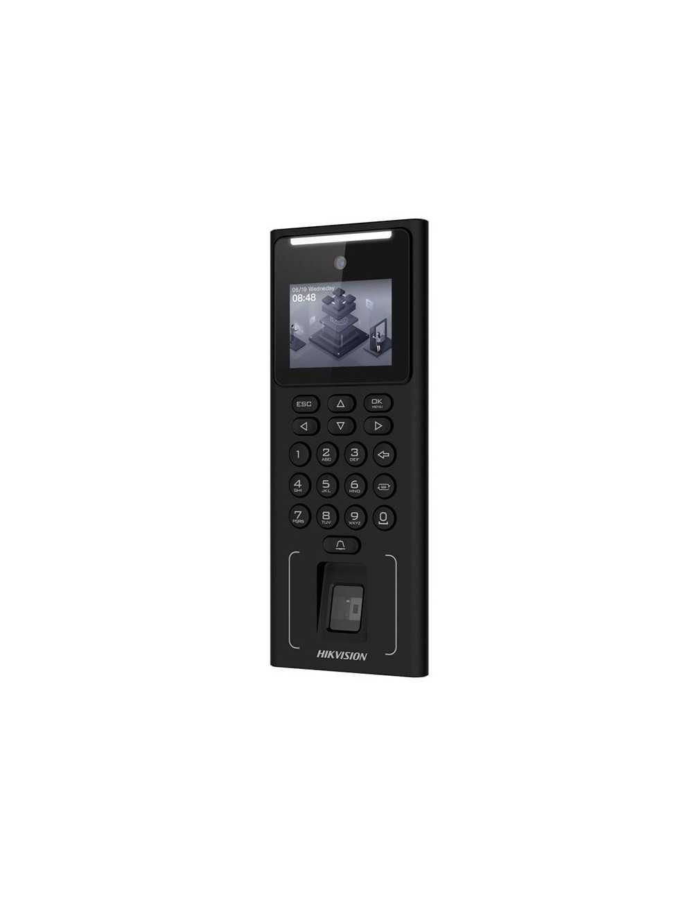 Control De Acceso Hikvision Ds-k1t321mfwx Wifi Facial Huella Tarjeta
