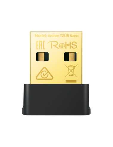Placa De Red Wifi Usb Tp-link Archer T2ub Nano Ac600 + Bluetooth