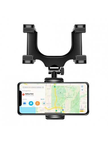 Soporte Celular Netmak Nm-hc25 Espejo Retrovisor