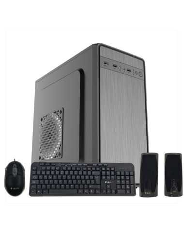 Gabinete Kit Aluna Al-k708 500w Con Teclado Parlante Y Mouse