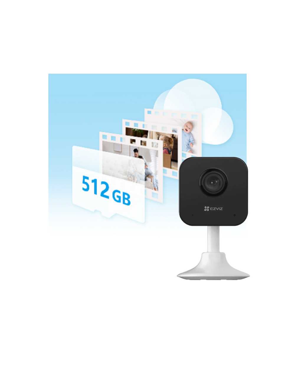 Camara Ip Ezviz Cs-h1c Version R101-1g2wr / 2mp