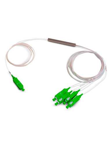 Splitter Sm Glc 1x4 Sc/apc C/conector Fo-1558