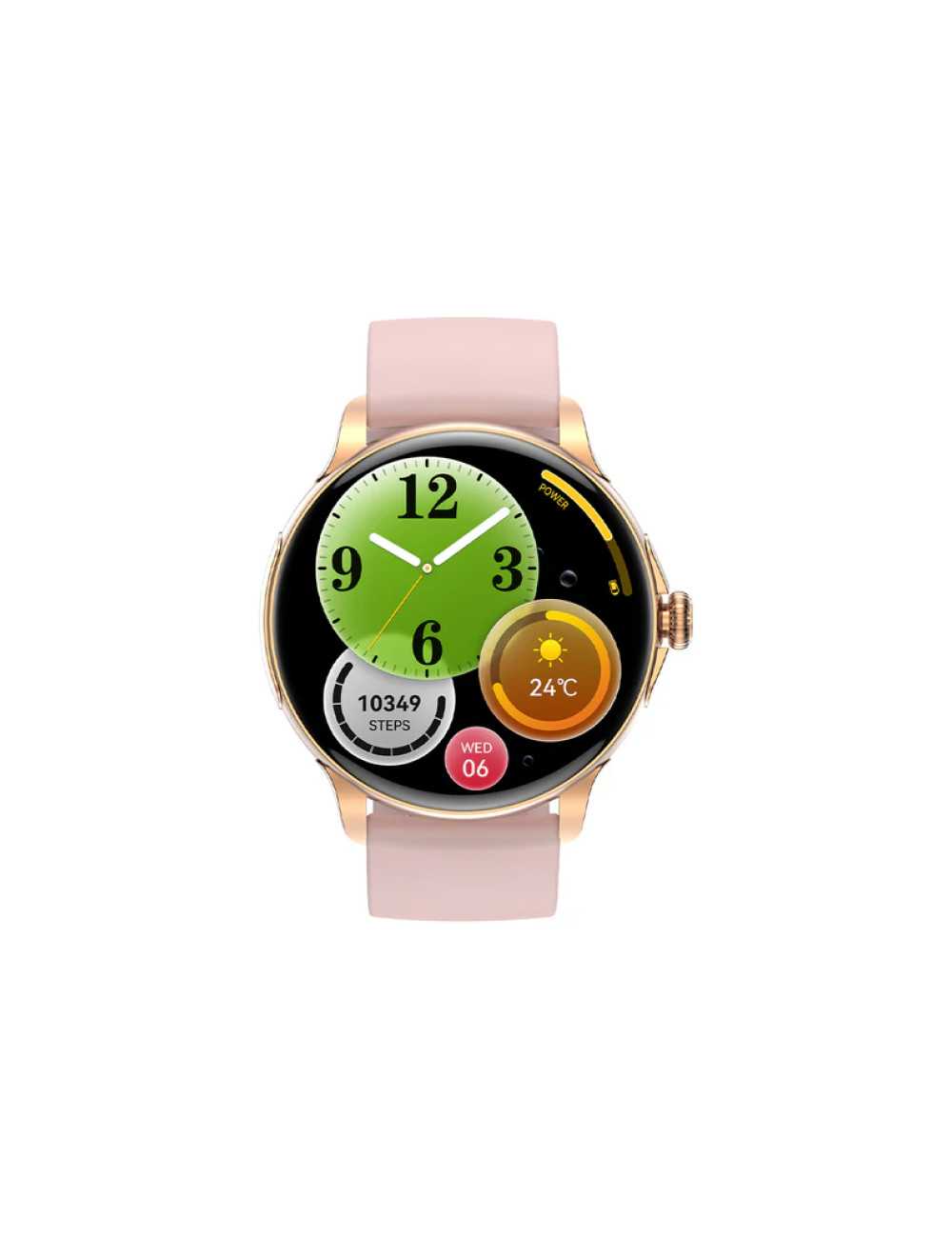 Smartwatch Colmi V72 Gold Silicona