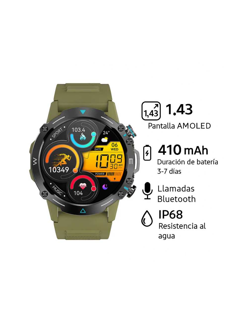 Smartwatch Colmi M42 Green