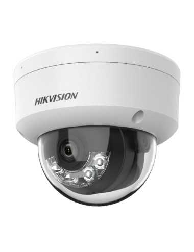 Camara Domo Ip Hikvision 2cd2143g2-li / 4mp Acusense Hybridlight Ik10