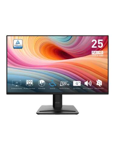 Monitor 25" Msi Pro Mp252 E2 Fhd 120hz 1ms Ips