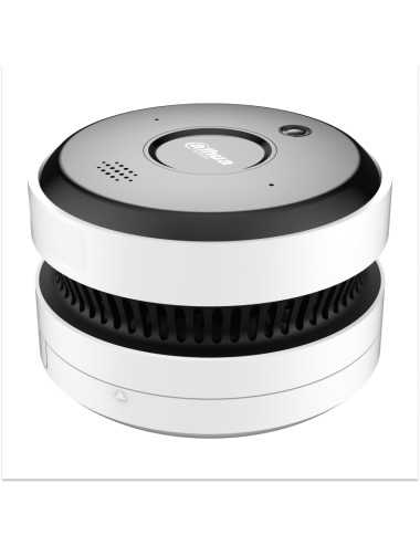 Camara Dahua Dhi-hy-sav849hap-e 5mp Detector De Humo Ir20m Poe Wdr Audio