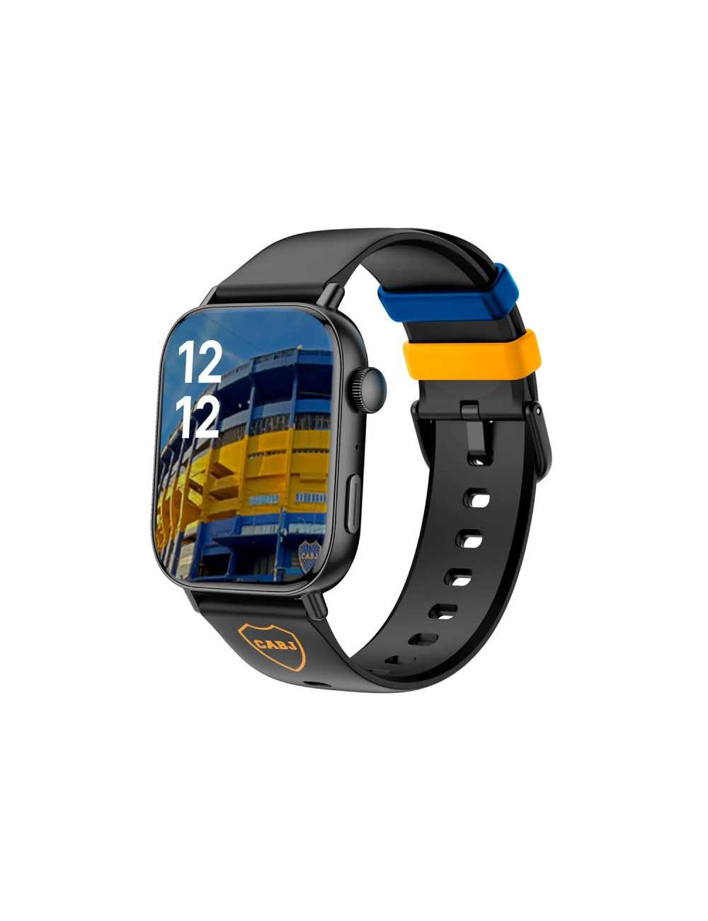 Smartwatch Colmi C8max Black Silicona Boca Juniors Black