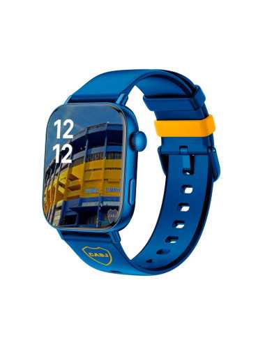 Smartwatch Colmi C8max Black Silicona Boca Juniors Blue