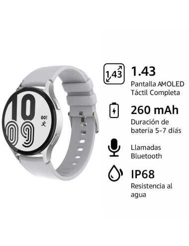 Smartwatch Colmi I28 Ultra Model Silver Silicona Strap