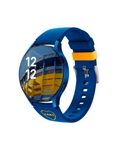 Smartwatch Colmi I28 Ultra Black Silicona Boca Juniors Blue