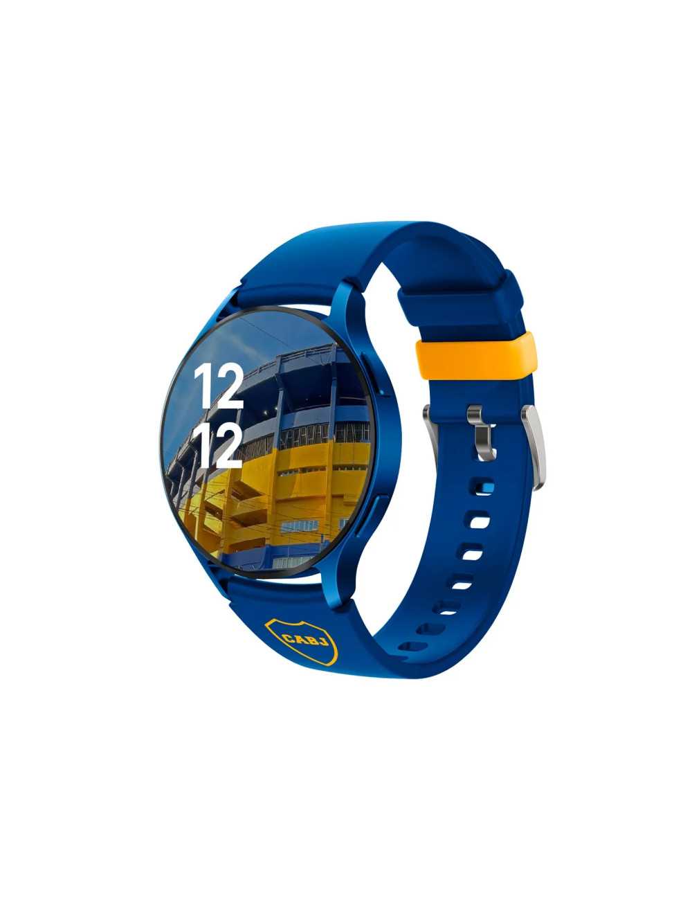 Smartwatch Colmi I28 Ultra Black Silicona Boca Juniors Blue
